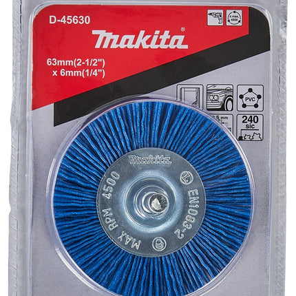 Afbeelding Makita vlakborstel nyl 6x63mm k240 D-45630