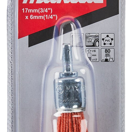 Afbeelding Makita penseelborstel nyl 6x17mm k80 D-45674
