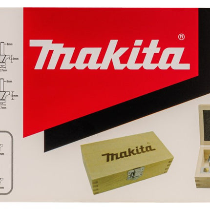 Afbeelding Makita freesset 4dlg 8mm D-53534