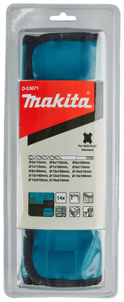 Afbeelding Makita sds borenset 14dlg D-53671