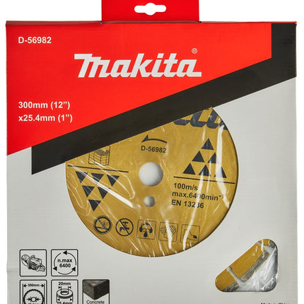 Afbeelding Makita diamantschijf 300x20mm D-56982