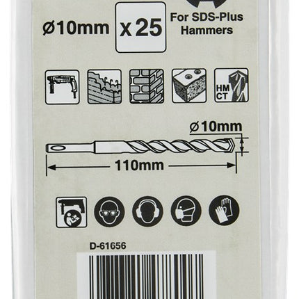Afbeelding Makita sds boor 10x110mm 25stk D-61656