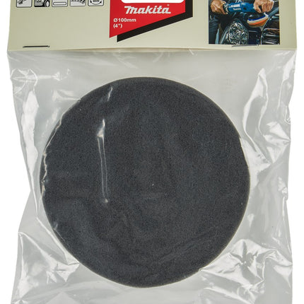 Afbeelding Makita polijsts zwart soft plat 100 D-62561
