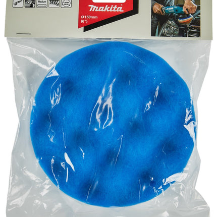 Makita SPONS BLAUW ZACHT MEDIUM 150MM