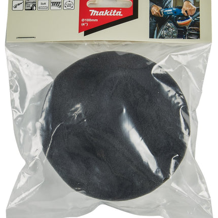 Afbeelding Makita polijsts zwart soft wave 100 D-62658