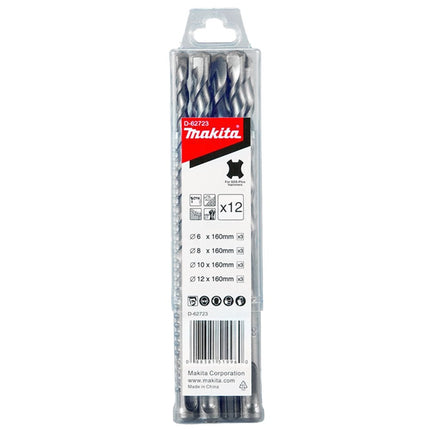Afbeelding Makita sds boorset 12dlg 6/8/10/12 D-62723