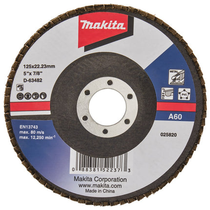 Afbeelding Makita schuursch.125m22mm k60 uni-ae D-63482