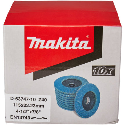 Afbeelding Makita lamellensch. 115x22mm z40 10st D-63747-10