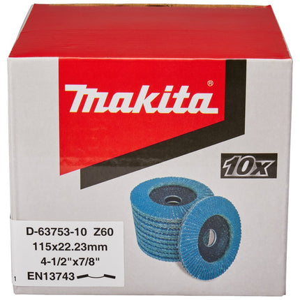 Afbeelding Makita lamellensch. 115x22mm z60 10st D-63753-10