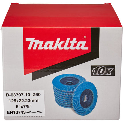 Afbeelding Makita lamellensch. 125x22mm z60 10st D-63797-10