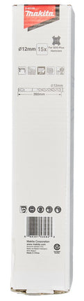 Afbeelding Makita sds boor 12x260mm 15stk D-65159