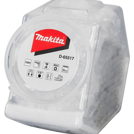 MAKITA SCHROEFBIT PH1X65 100STK CANDY