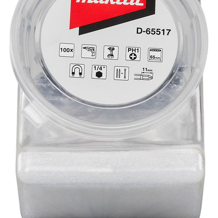 MAKITA SCHROEFBIT PH1X65 100STK CANDY