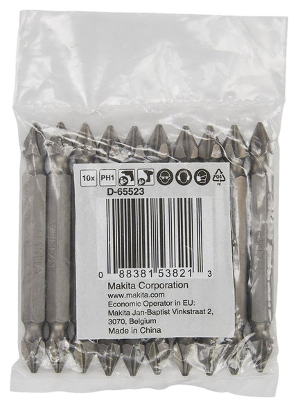 Afbeelding Makita schr.bit ph1-ph1 10st dubbel D-65523