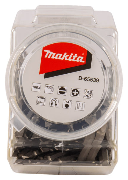 Afbeelding Makita dub.bit ph2-sl5 65mm pot 100st D-65539