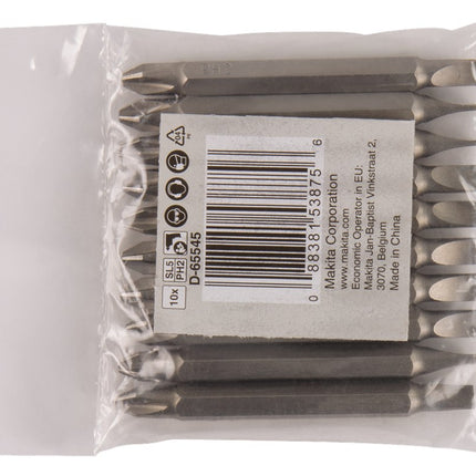 Afbeelding Makita dub.bit ph2-sl5 65mm navul 10s D-65545