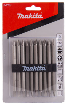 Afbeelding Makita dub.bit ph2-sl5 110mm 10 stuks D-65551