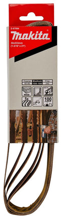 Afbeelding Makita schuurband k100 30x533 red D-67094