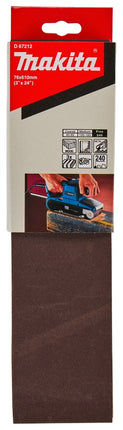 Afbeelding Makita schuurband k240 76x610 red D-67212