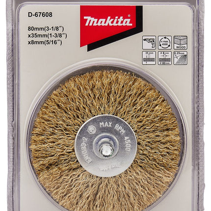 Afbeelding Makita vlakborstel 80x35x8mm vermess D-67608