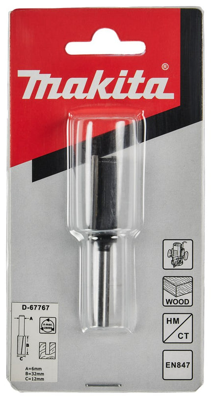 Afbeelding Makita groeffrees 12x32 s6 D-67767