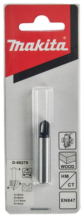 Afbeelding Makita holprofielfrees 7,9x8 s8 D-68270