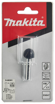 Afbeelding Makita holprofielfrees 15,8x12,7 s8 D-68301