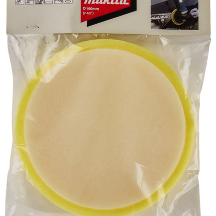 Afbeelding Makita polijstschijf spons geel 190mm D-70786