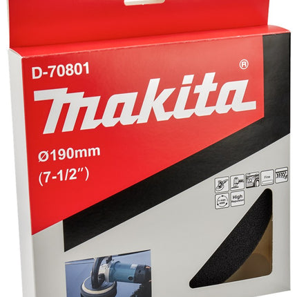 Afbeelding Makita polijstsch.spons zwart 190m D-70801