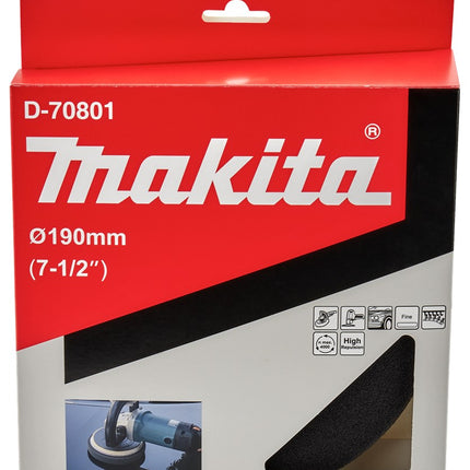 Afbeelding Makita polijstsch.spons zwart 190m D-70801