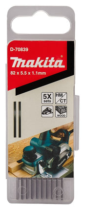 Afbeelding Makita schaafwisselbeit hm 82mm 10stk D-70839