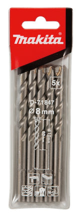 Afbeelding Makita steenboor 8x110mm 5stk D-71847