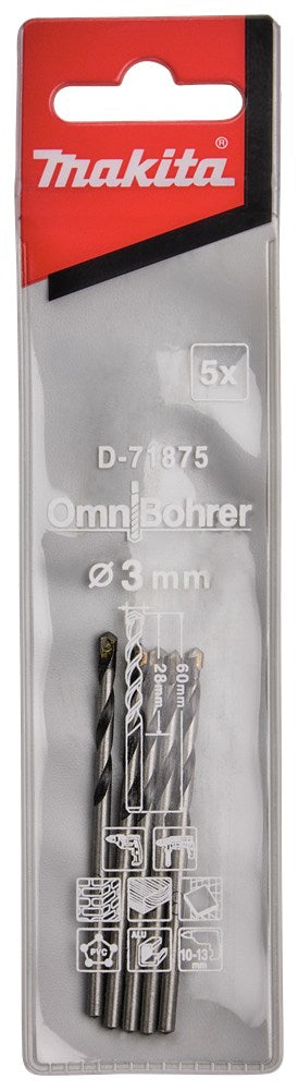 Afbeelding Makita multi-boor 3,0x60mm D-71875