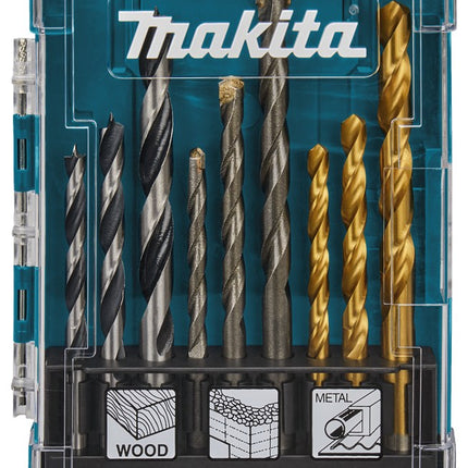 Afbeelding Makita borenset steen/hout/hss 9-dlg D-71962