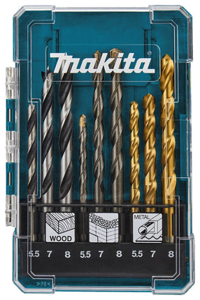 Afbeelding Makita borenset steen/hout/hss 9-dlg D-71978