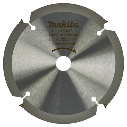Afbeelding Makita zaagb pcd 165x20x1,8 4t 12g D-72067