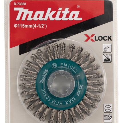 Afbeelding Makita wielborstel x-lock 115mm D-73368