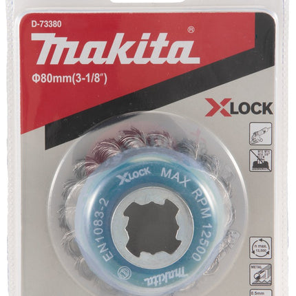 Afbeelding Makita komborstel x-lock 80mm D-73380