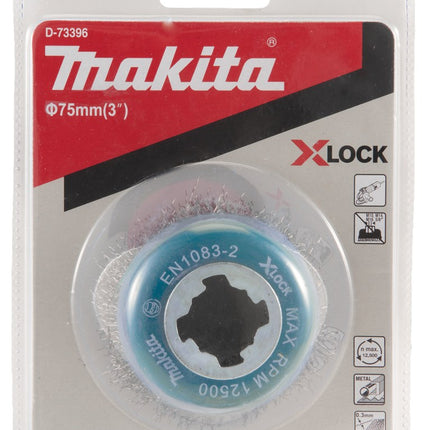 Afbeelding Makita komborstel x-lock 75mm D-73396