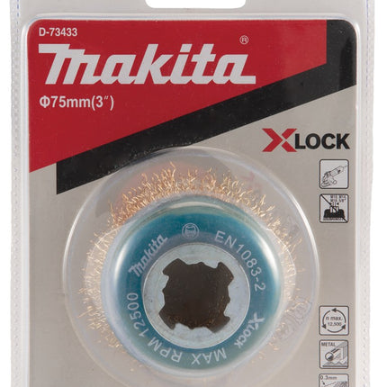 Afbeelding Makita komborstel x-lock 75mm D-73433