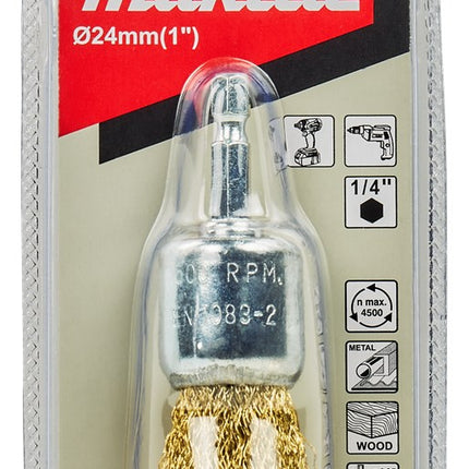 Afbeelding Makita penseelborstel 24mm 1/4 mes D-73726