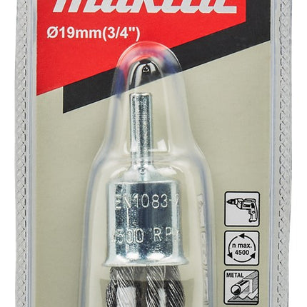 Afbeelding Makita penseelborstel 6x19mm staal D-73841