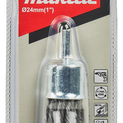 Afbeelding Makita penseelborstel 6x24mm staal D-73857