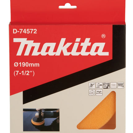 Afbeelding Makita polijstsch. spons oranje 190mm D-74572