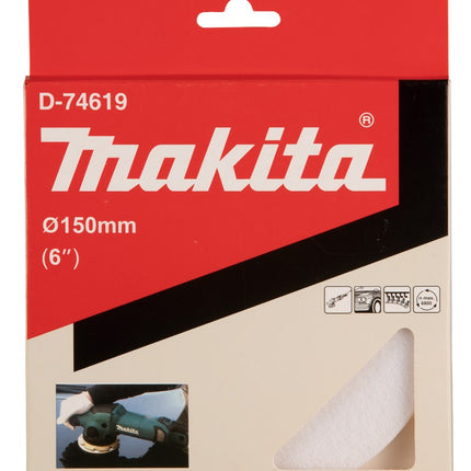 Afbeelding Makita poetsschijf vilt 150mm D-74619