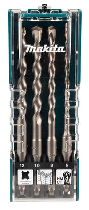Afbeelding Makita sds hamerb.set 4-dlg 6/8/10/12 D-74756