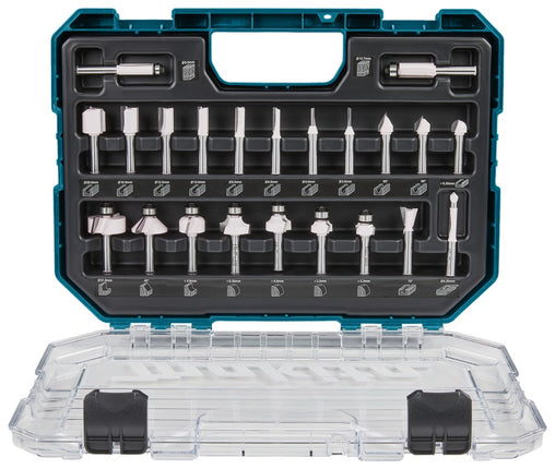 Afbeelding Makita freesset 8mm 22-delig kant D-74778