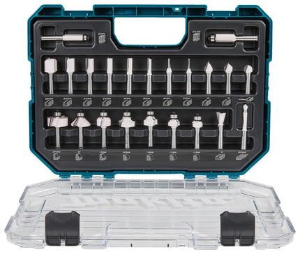 Afbeelding Makita freesset 8mm 22-delig kant D-74778