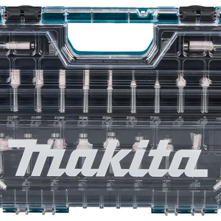 Afbeelding Makita freesset 8mm 22-delig kant D-74778