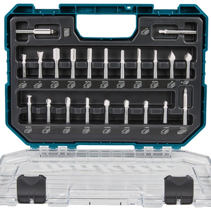 Afbeelding Makita freesset 8mm 22-delig gr D-74784
